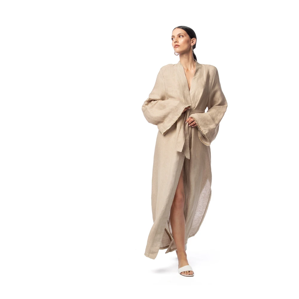 MVP wardrobe Antibes Kimono Beige Dames