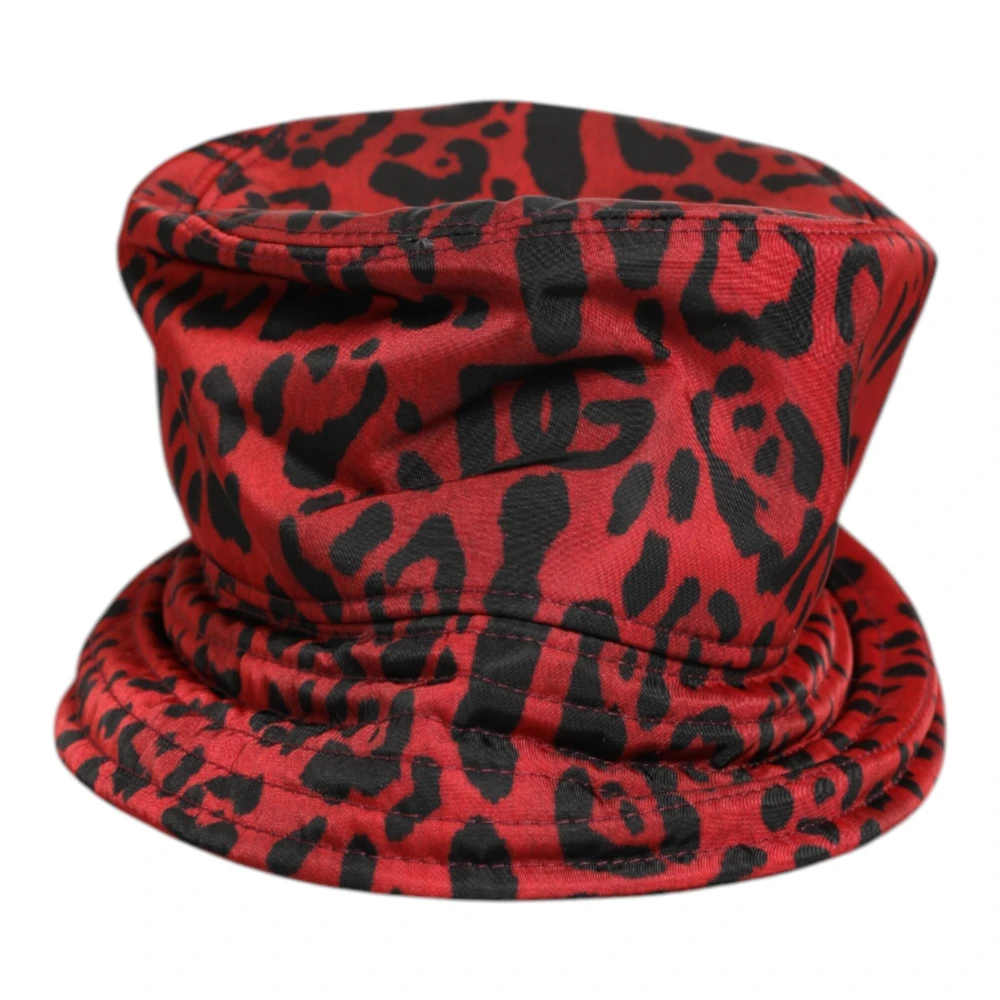 Dolce & Gabbana Unisex Rood Accessoires One Size, Bucket Hat