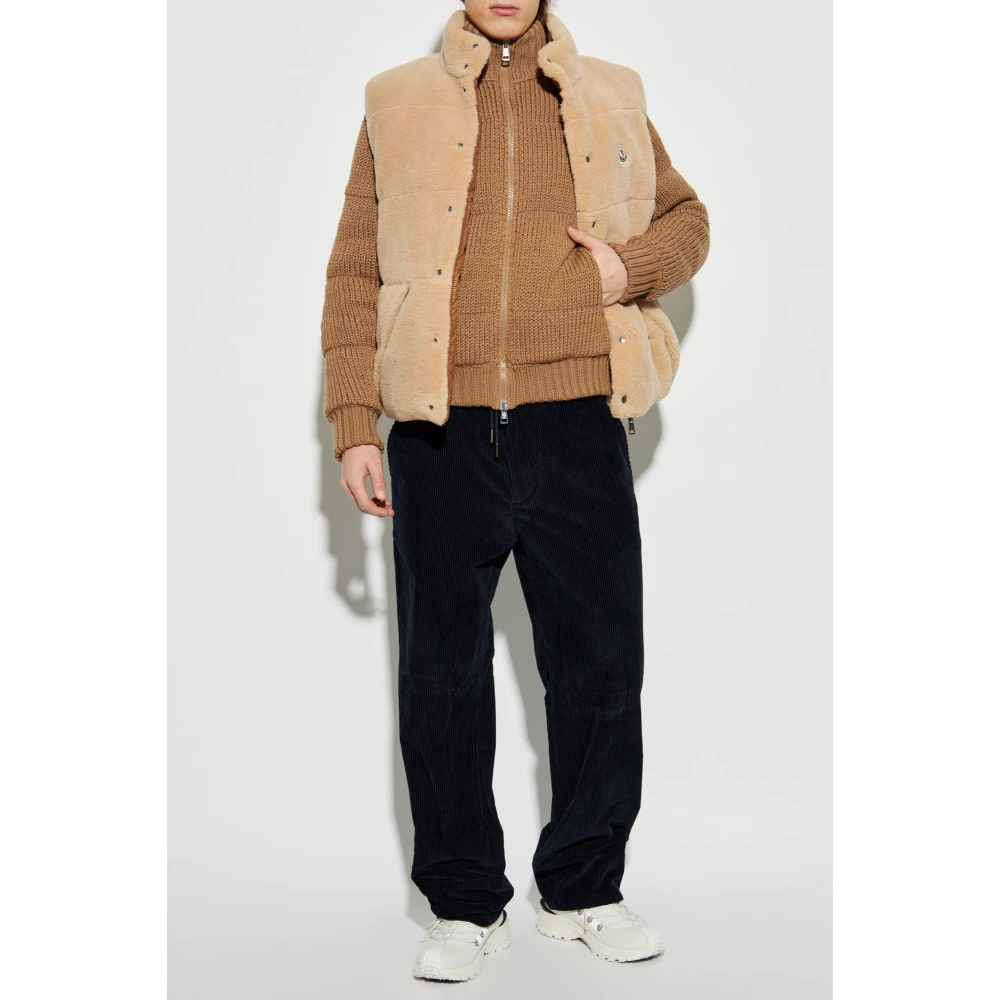 Moncler Omkeerbaar donsvest Colbricon Beige Heren