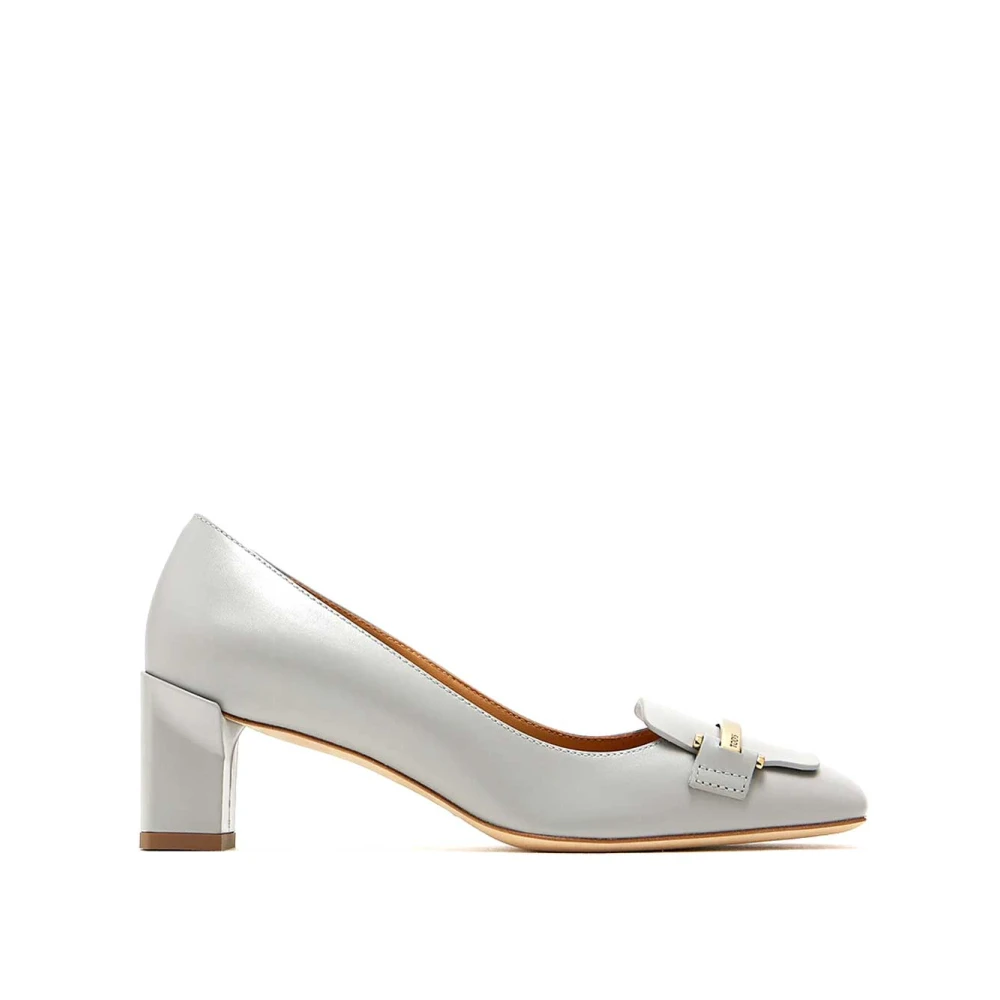 TOD'S Elegante Leren Pumps Gray Dames