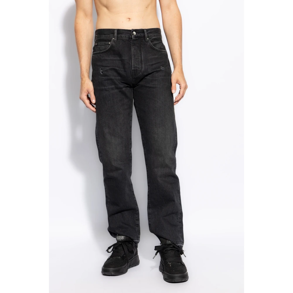 Amiri Jeans met een vintage-effect Black Heren