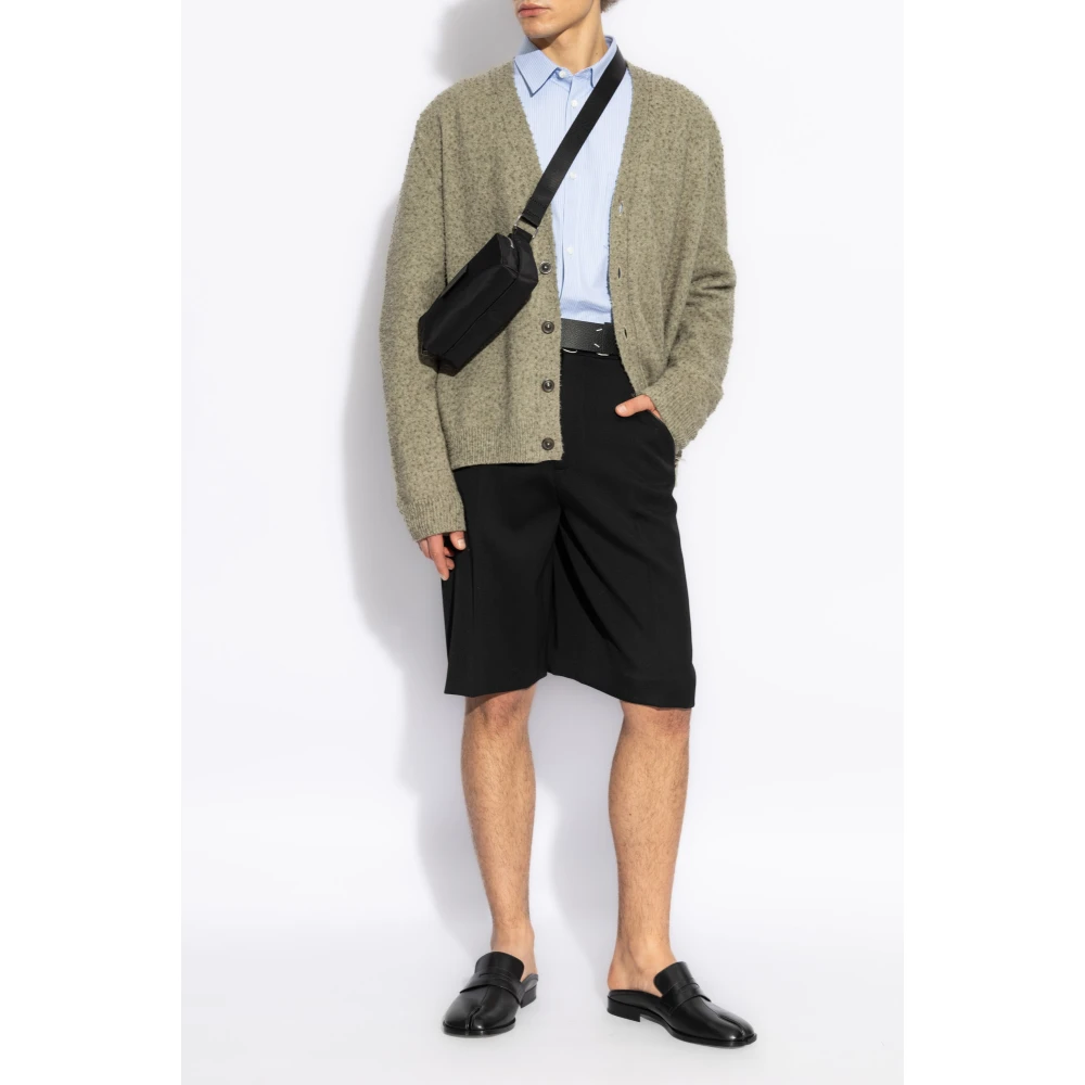 Maison Margiela Cardigan met vintage-effect Green Heren