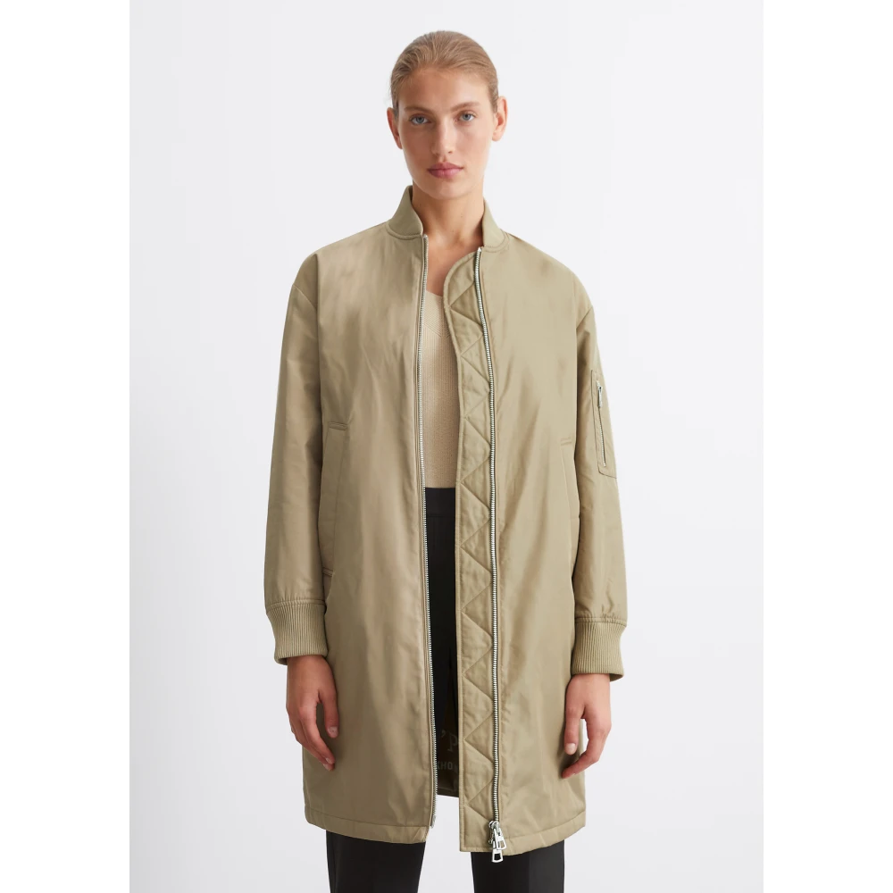 Marc O'Polo Reguliere lange blouson Brown Dames