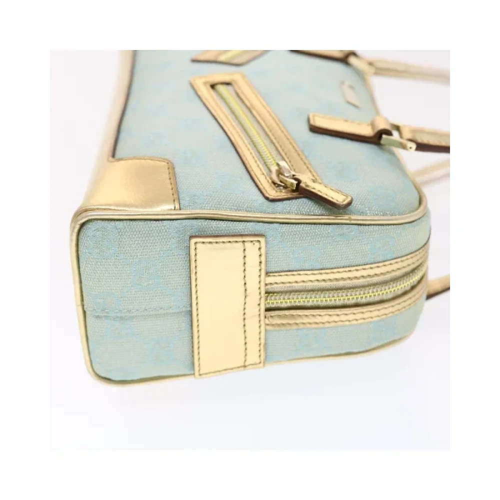 Gucci Vintage Pre-owned Leather handbags Blue Dames