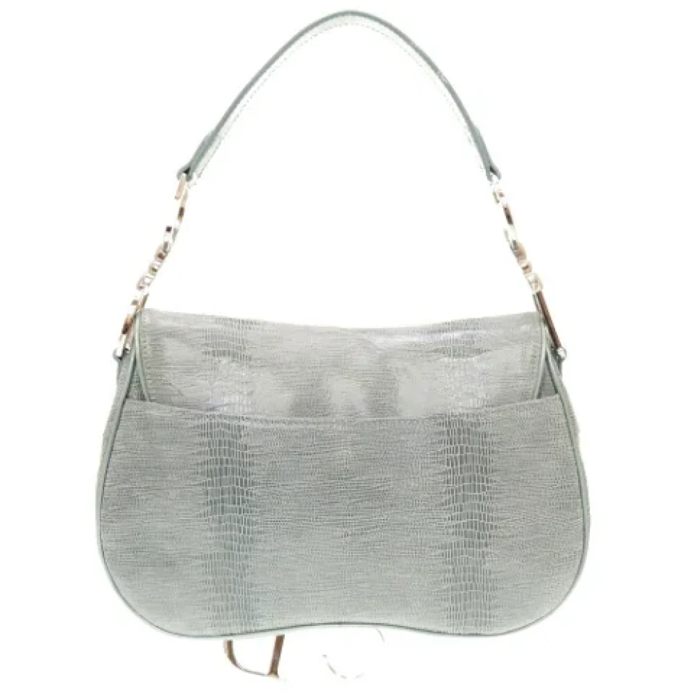 Dior Vintage Pre-owned Fabric dior-bags Gray Dames