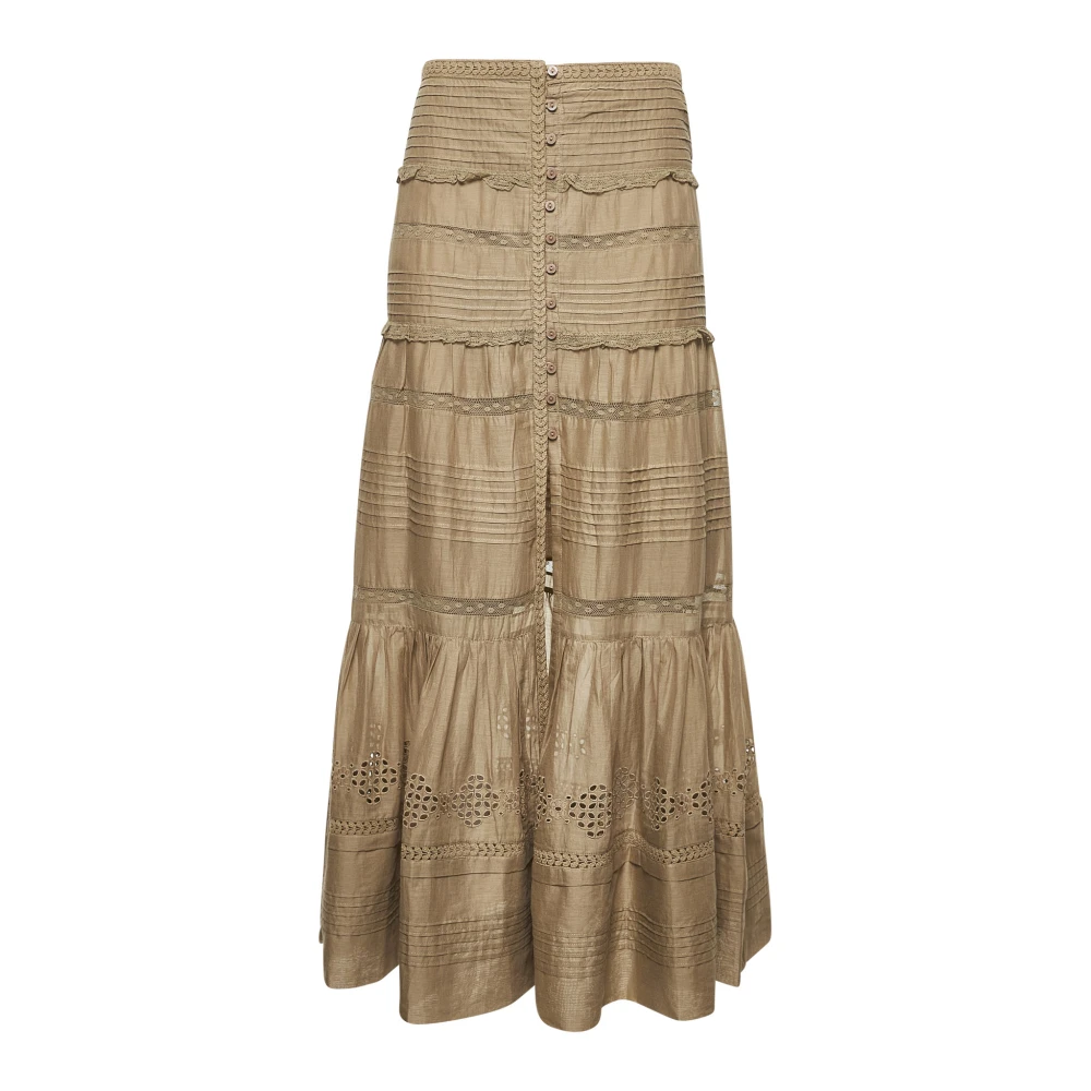 Isabel Marant Étoile Stijlvolle Rokken Collectie Beige Dames