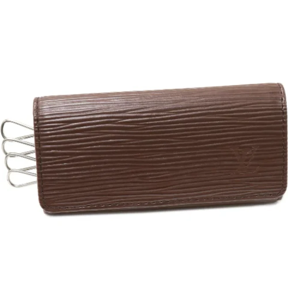 Louis Vuitton Vintage Pre-owned Leather key-holders Brown Dames