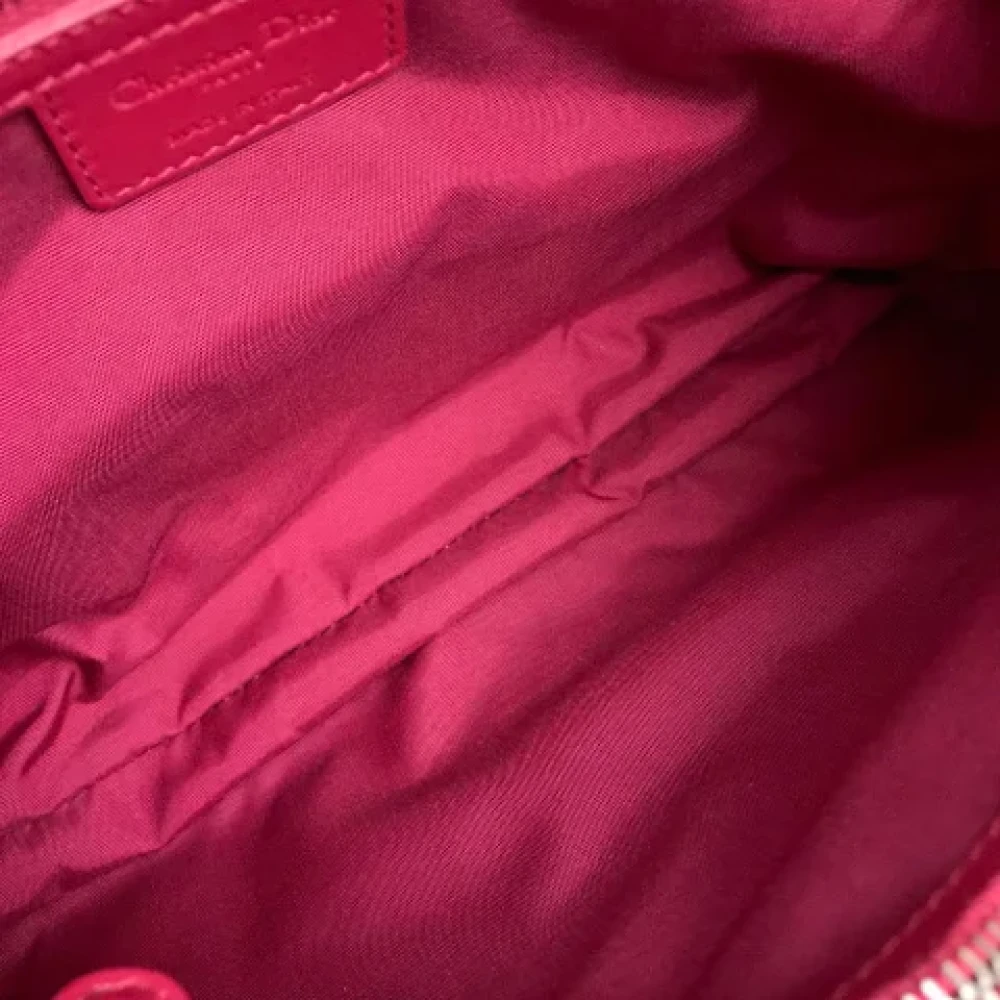 Dior Vintage Pre-owned Leather dior-bags Pink Dames