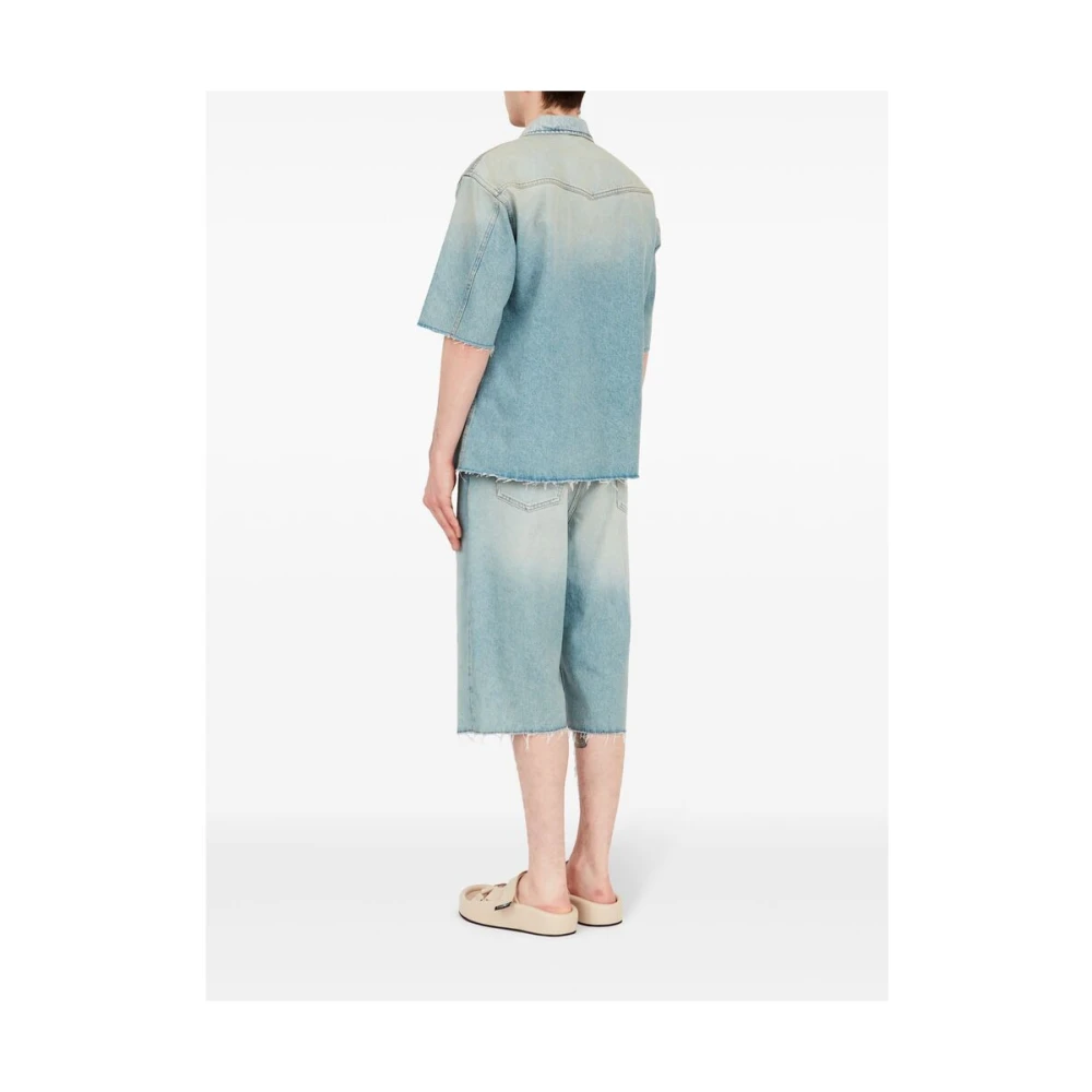 MM6 Maison Margiela Denim Shirt Blue Heren
