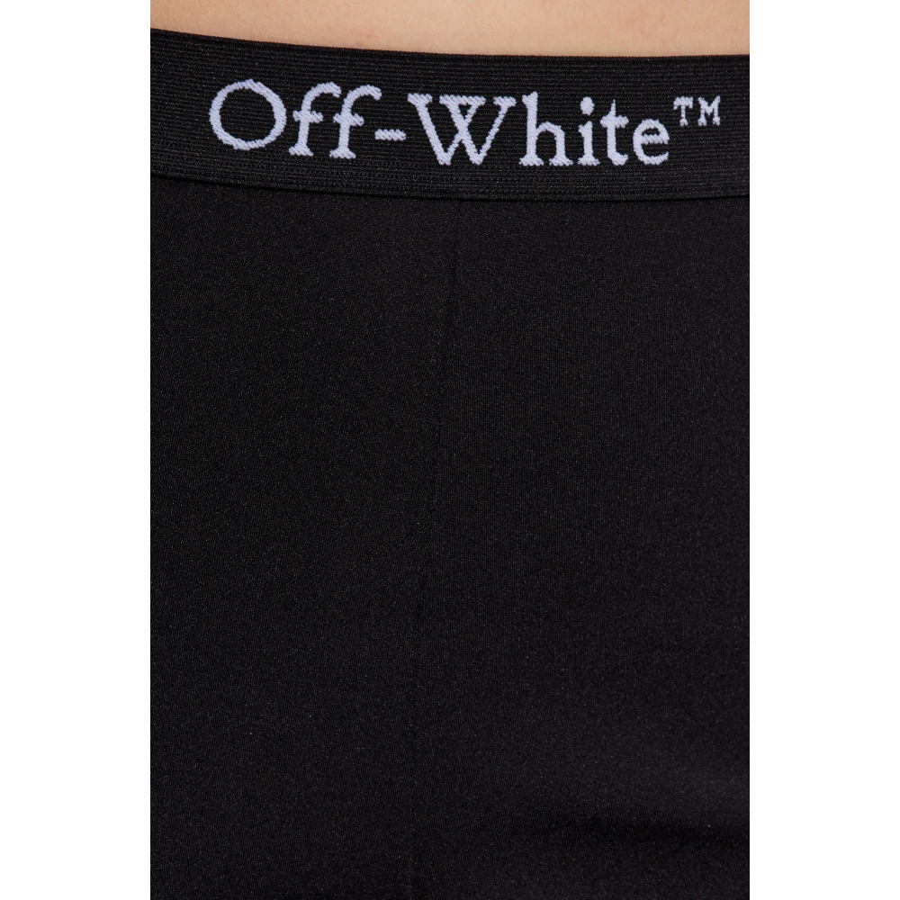 Off White Logo leggings Black Dames