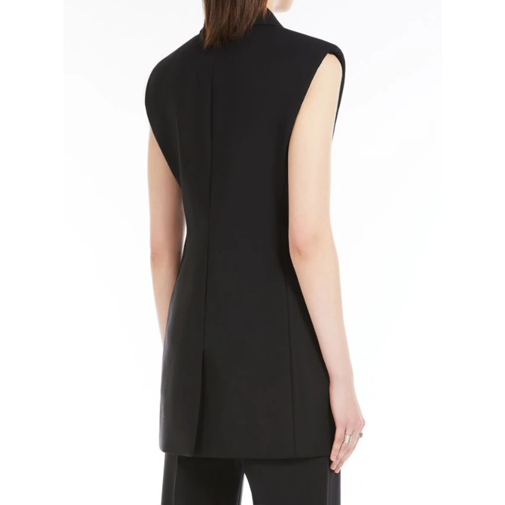 SPORTMAX Zwart Pegli Stijlvol Modieuze Damesjurk Black Dames