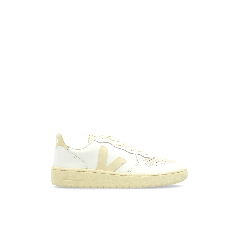 Veja Sportschoenen V-10 Prime Leer Dames Schoenen Beige
