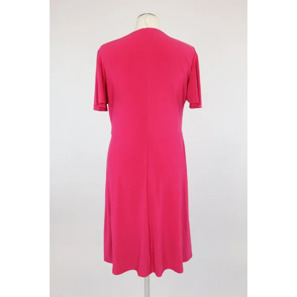 Ralph Lauren Pre-owned Polyester dresses Pink Dames