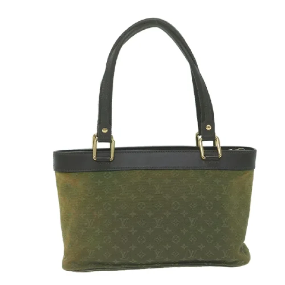 Louis Vuitton Vintage Pre-owned Canvas shoulder-bags Green Dames