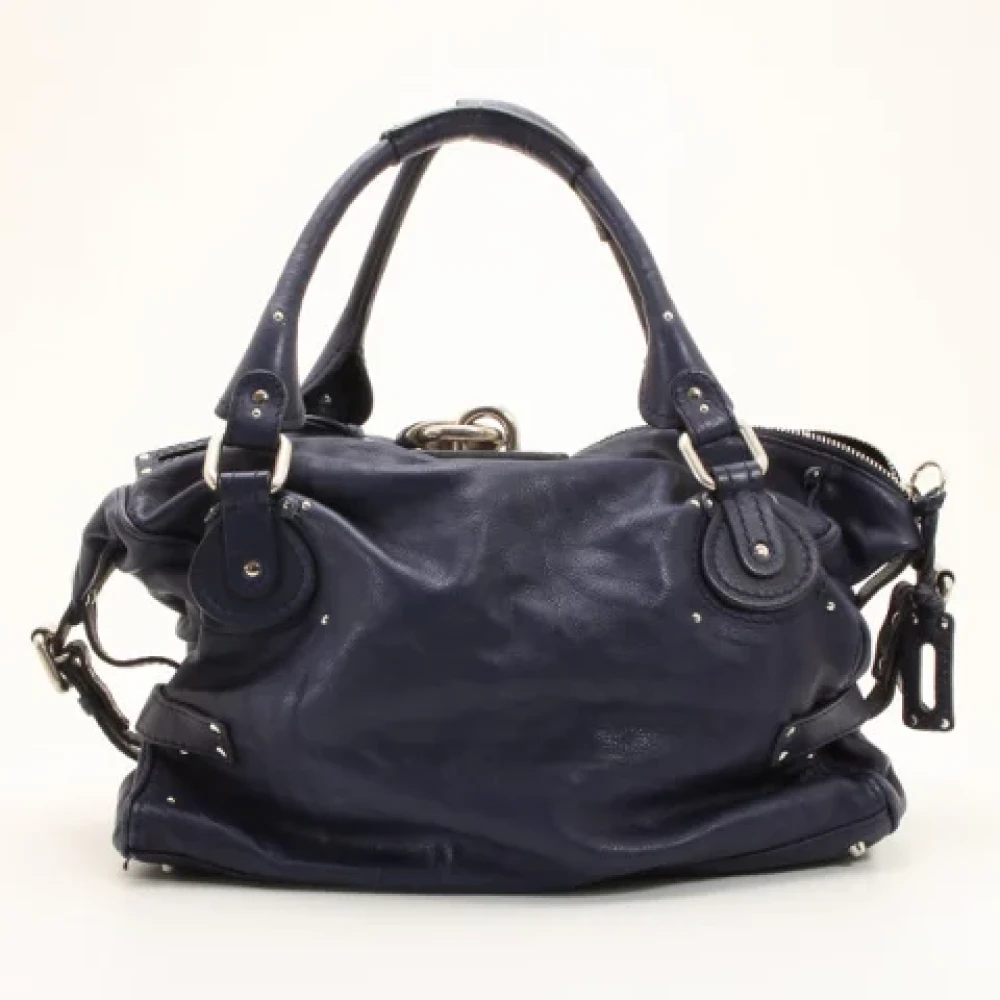 Chloé Pre-owned Leather totes Blue Dames