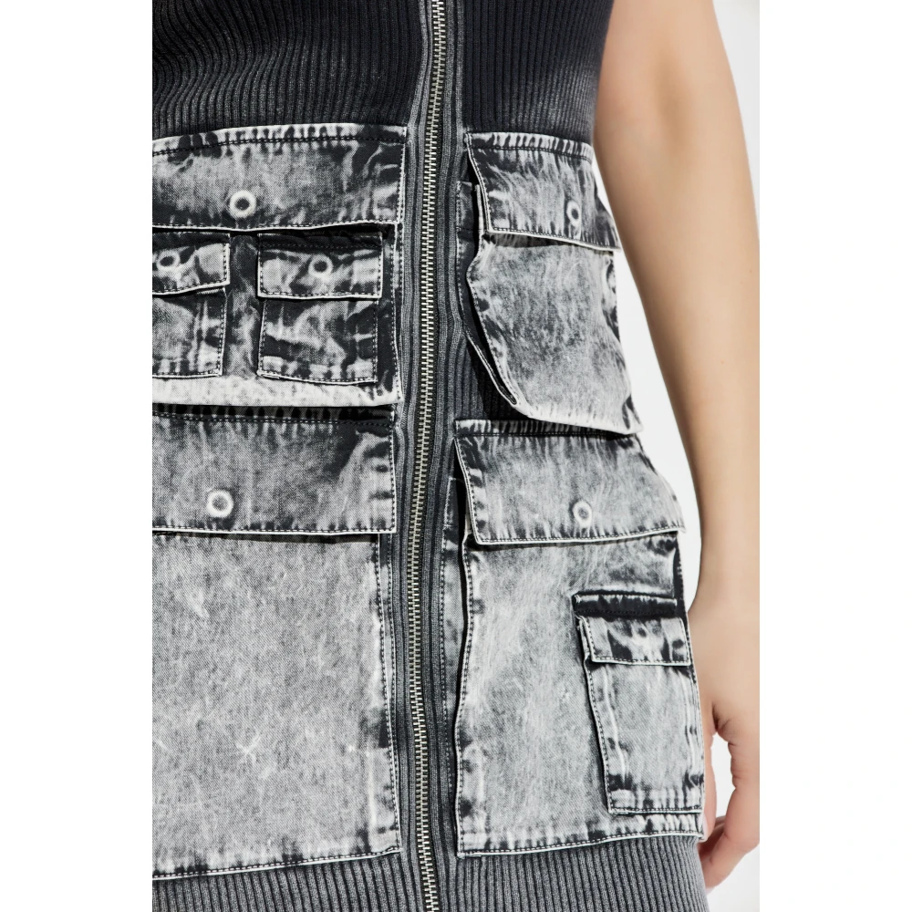 Diesel Jurk M-Melti A17673 Gray Dames