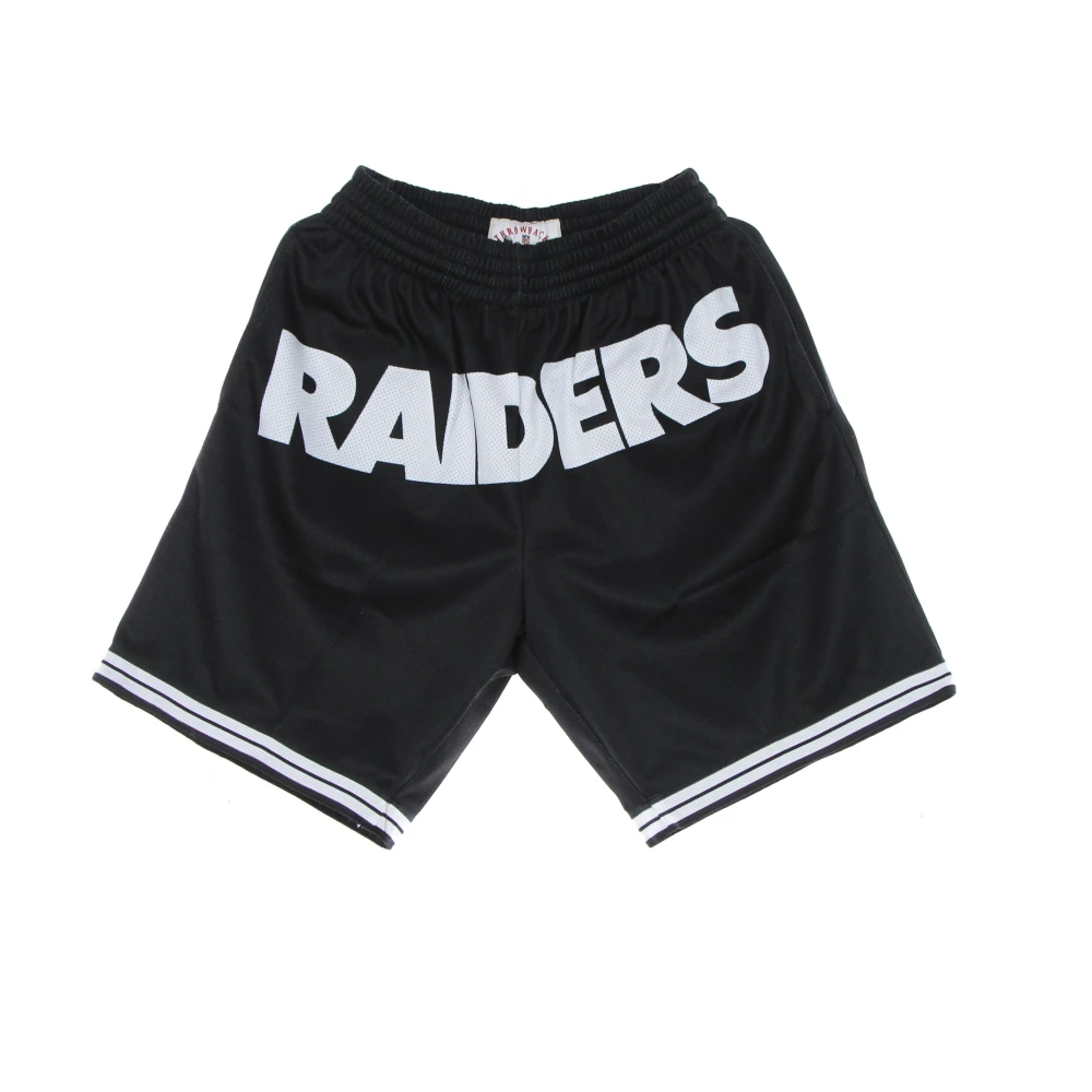 Mitchell & Ness Oakland Raiders Basketshorts Mode Svart Black, Herr