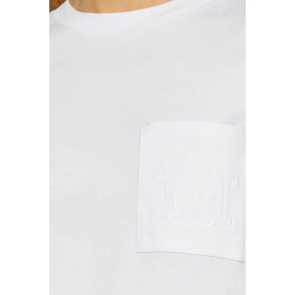 Max Mara T-shirt Papaia White Dames