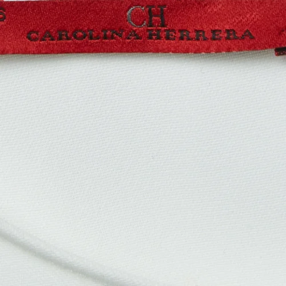 Carolina Herrera Pre-owned Fabric tops White Dames
