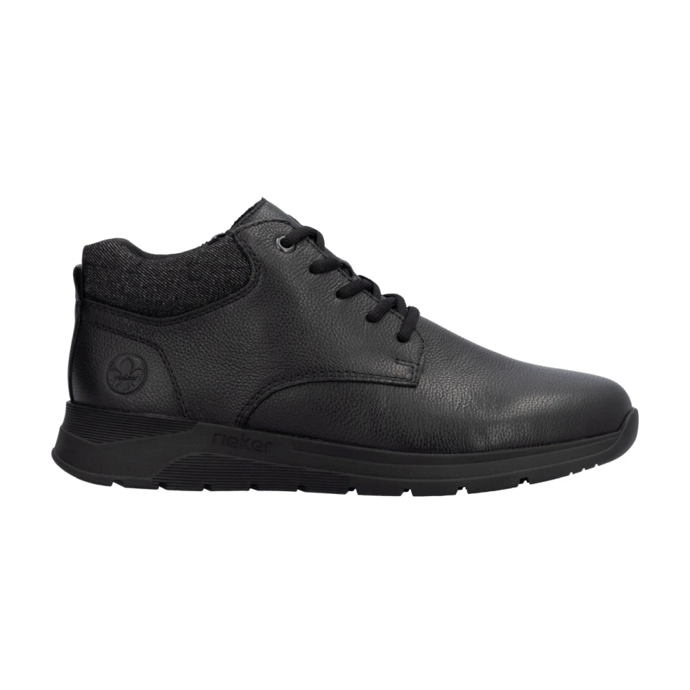 Rieker Men's Black Lace-Up Boots, 7 Uk, Lace-Up Ankle Boots
