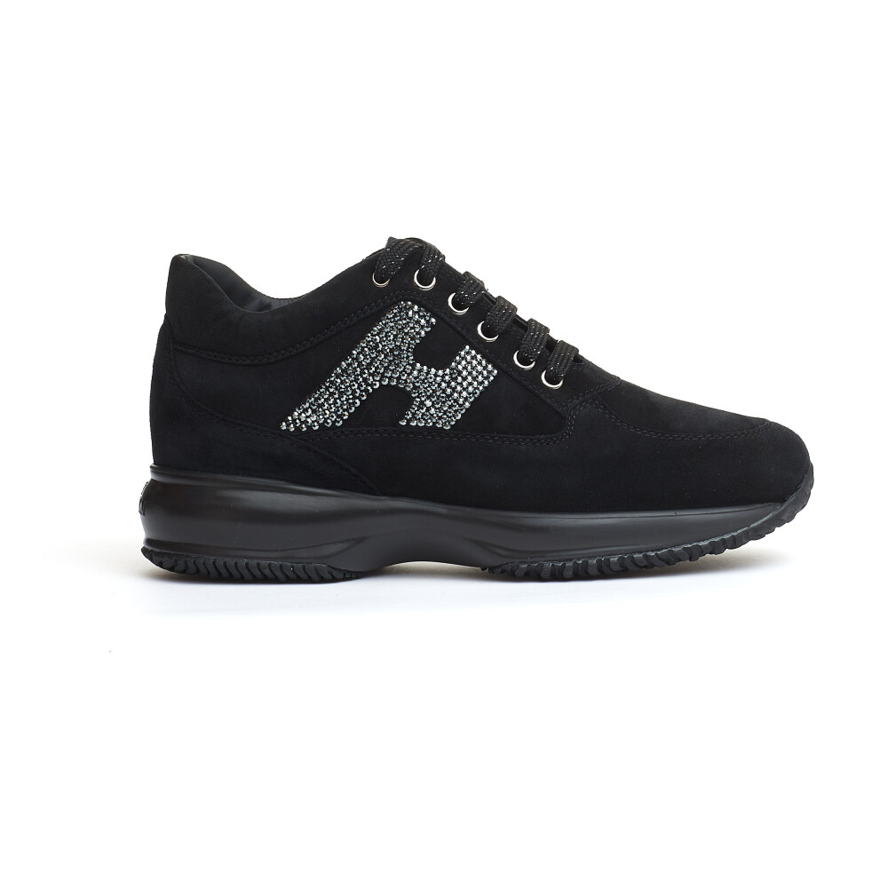 Sneakers Nere con Strass Hogan Donna Miinto