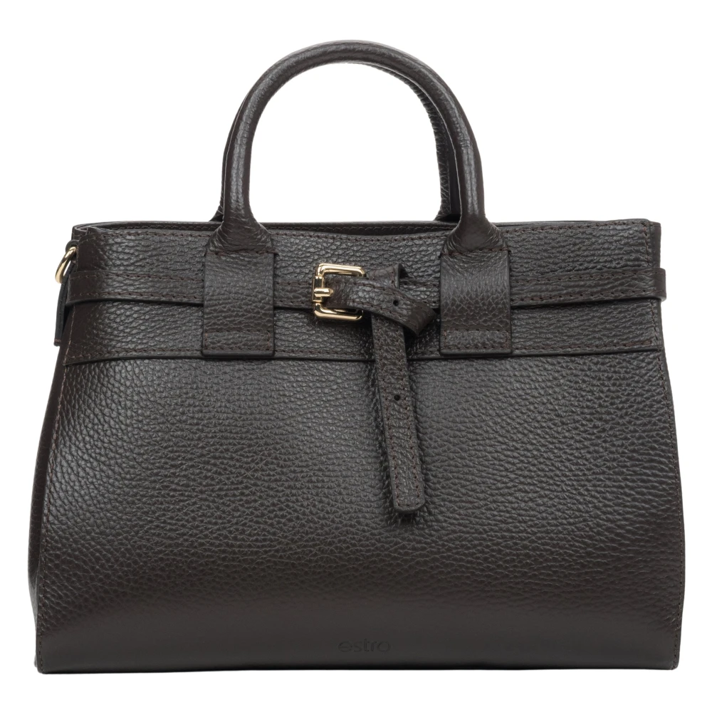 Estro Women's Brown Small Satchel Bag - Handbags - One Size - Bags