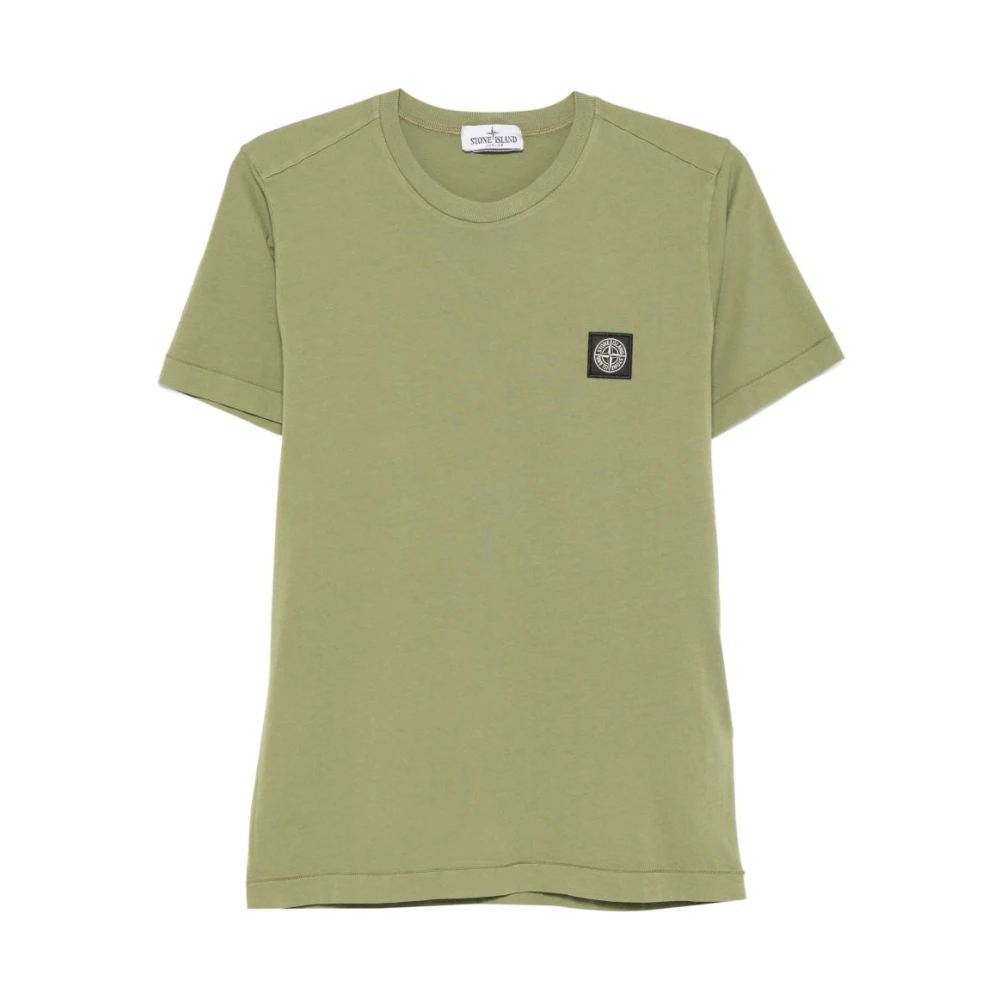 Stone Island , Kids Short Sleeve T-Shirts, Male, Green, 8 Y, Kids T-Shirts And Polos Green