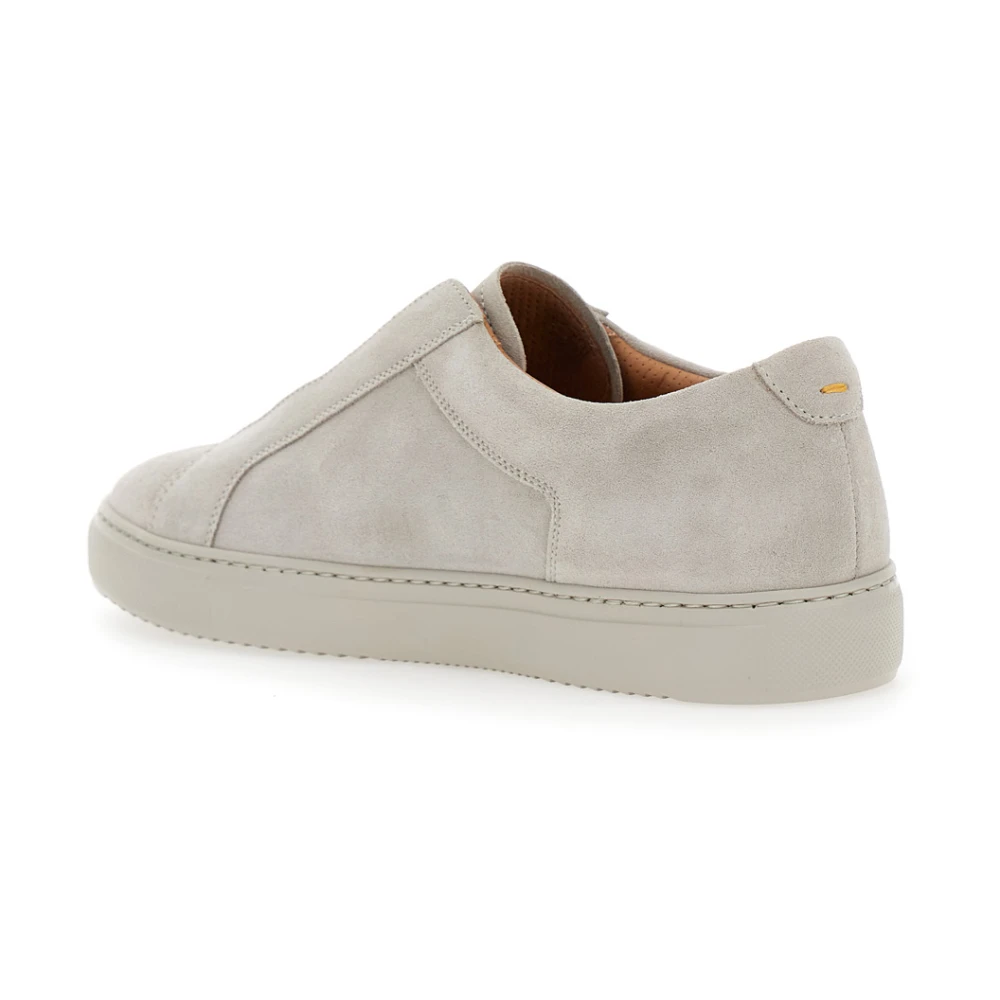 Doucal's Beige Slip-On Suède Sneakers Beige Heren