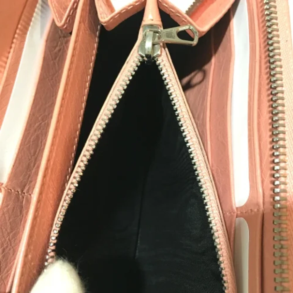 Balenciaga Vintage Pre-owned Leather wallets Pink Dames