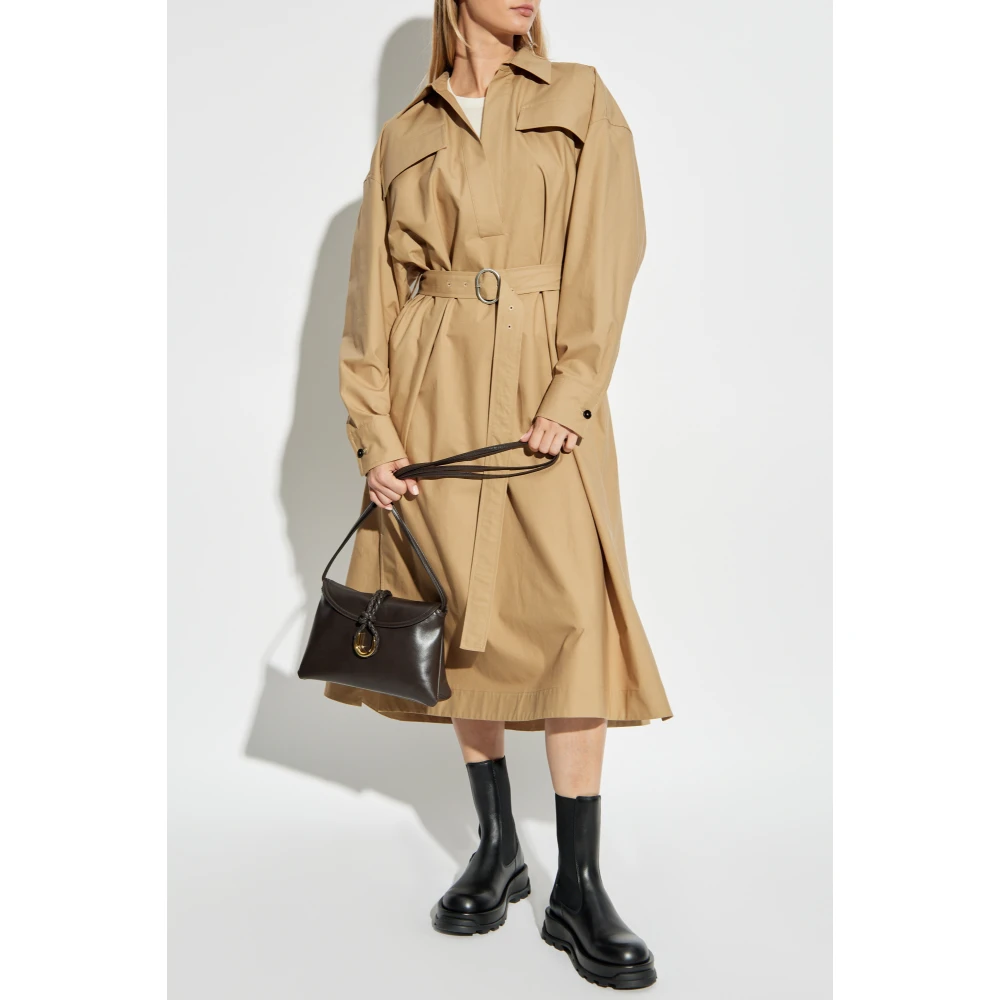 Jil Sander Jurk met riem Beige Dames