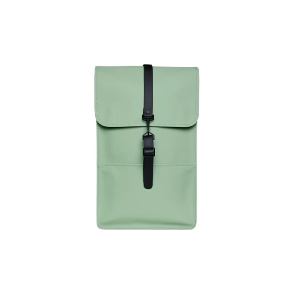 Rains Moderne Waterdichte Rugzak met Laptopvak Green Unisex