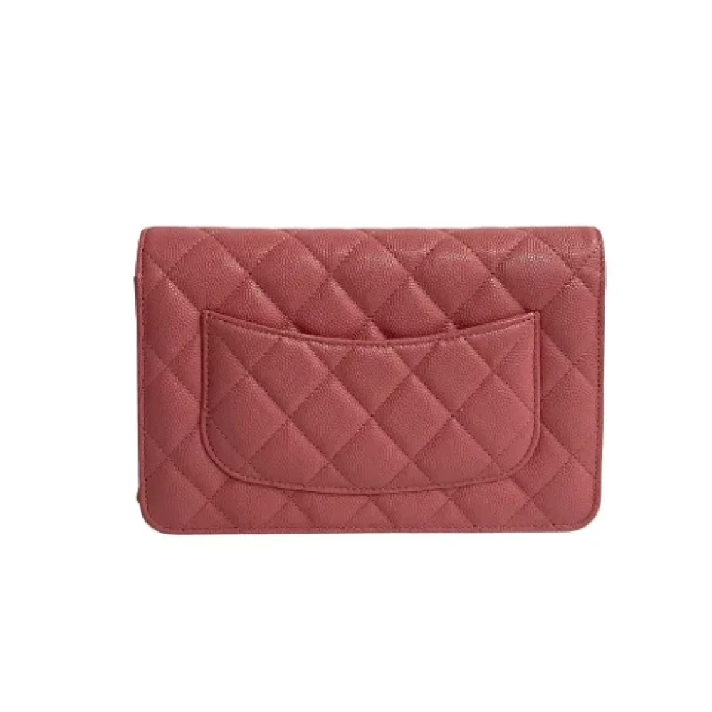 Chanel Vintage Pre-owned Fabric chanel-bags Pink Dames
