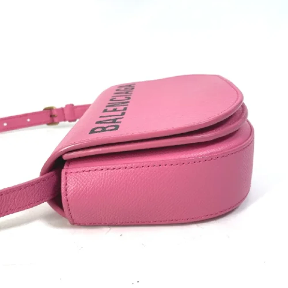 Balenciaga Vintage Pre-owned Leather shoulder-bags Pink Dames