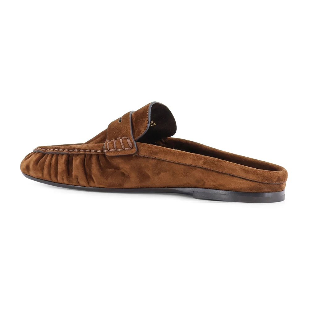 Saint Laurent Women's Brown Le Loafer Mules - Mules - 4 1/2 Uk - Shoes