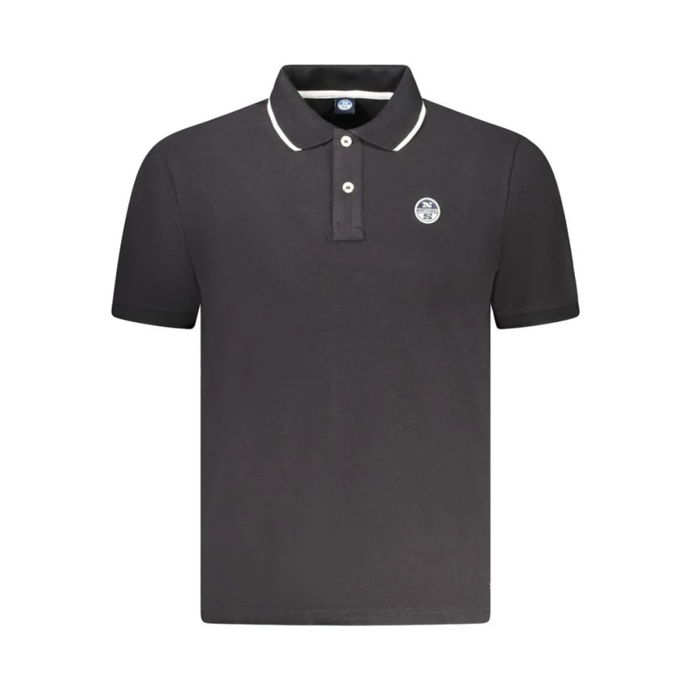 North Sails Men's Black Classic Cotton Polo Shirt