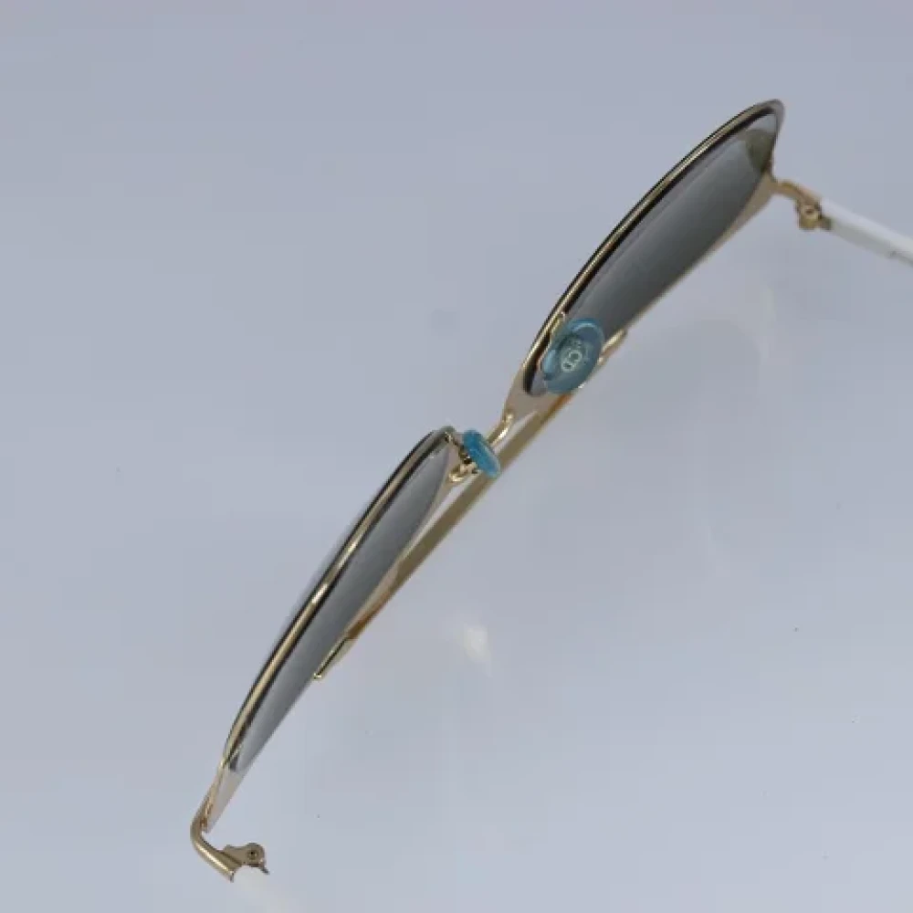 Dior Vintage Pre-owned Plastic sunglasses Yellow Dames