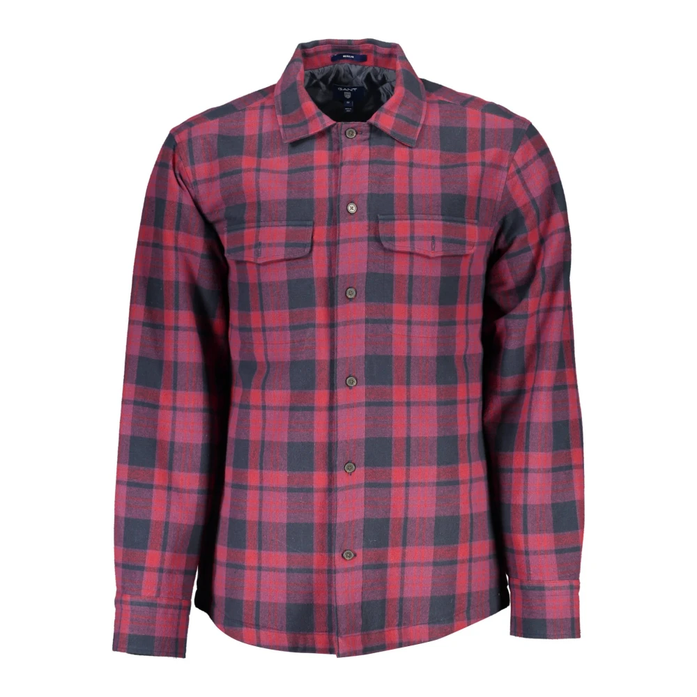 Gant Men's Purple Long Sleeve Shirt Button Down