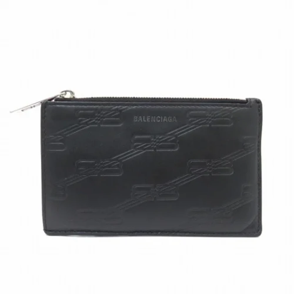 Balenciaga Vintage Pre-owned Leather wallets Black Unisex