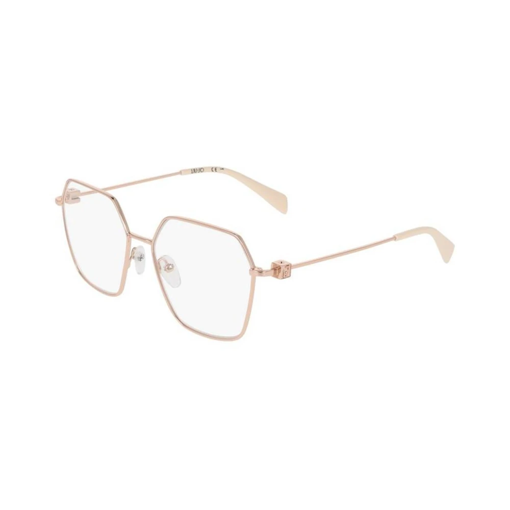 Liu Jo Women's Yellow Glasses, 54 Mm, Rectangular Optical Frame