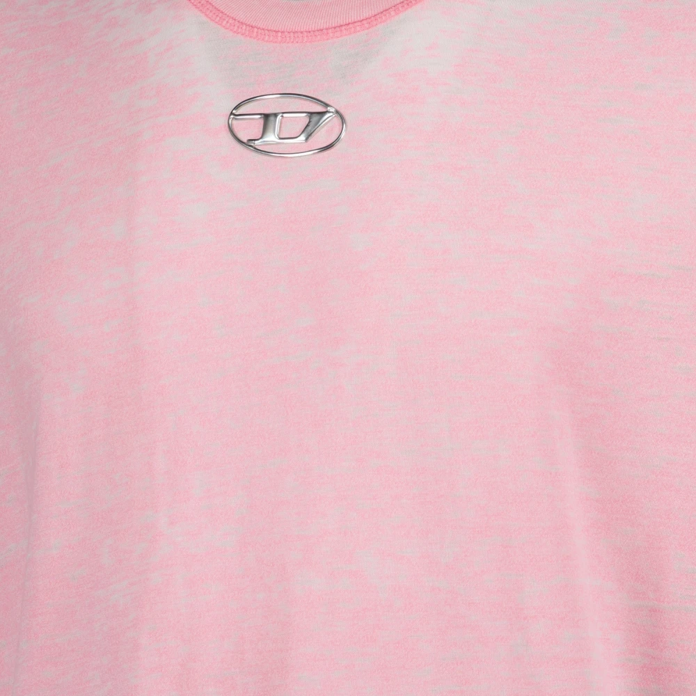 Diesel Vintage T-boxt-pak T-shirt Pink Heren