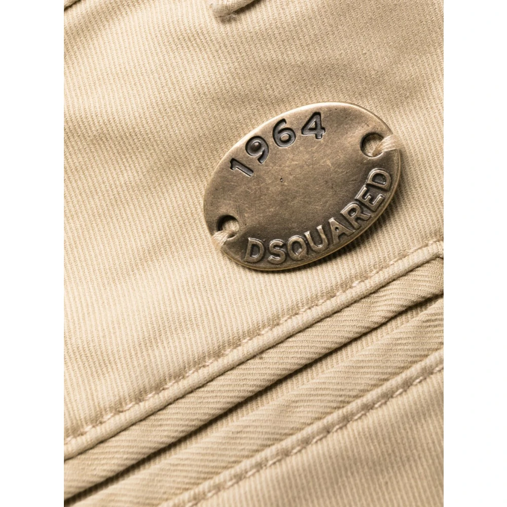 Dsquared2 Cargo Stijl Beige Broek Beige Heren