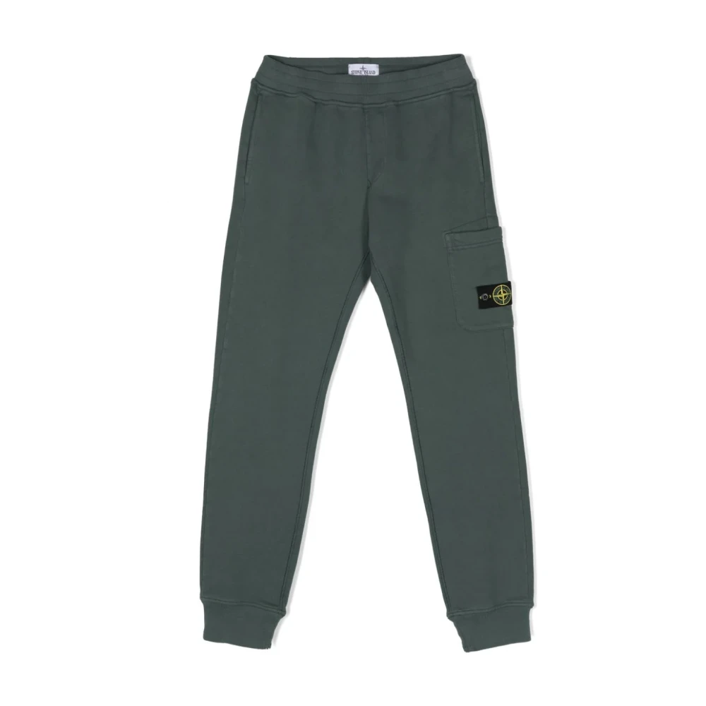 Stone Island Cargo Fleece Byxor Grön Green, Pojke