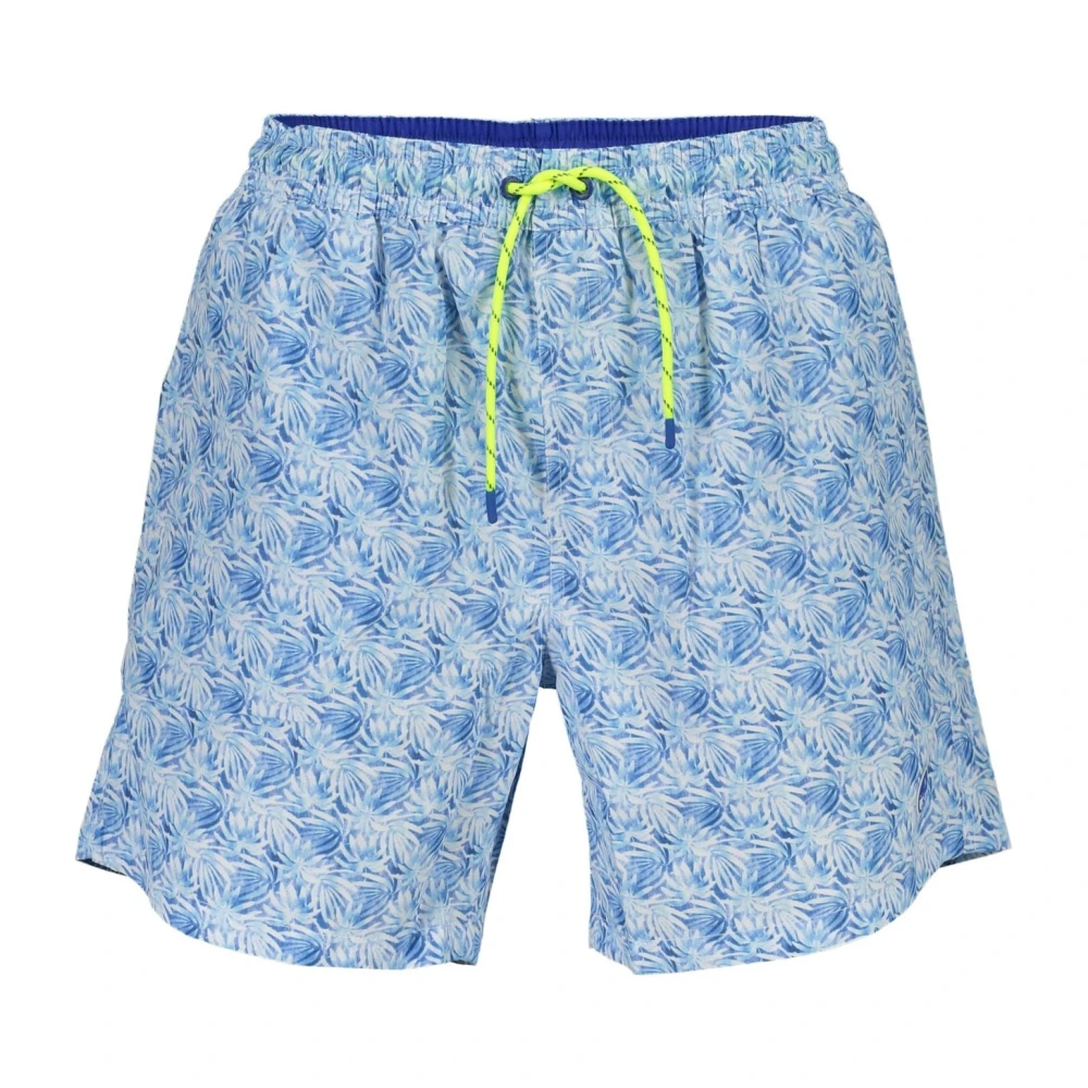 North Sails Blauwe Heren Zwemboxer met Elastische Taille Blue Heren