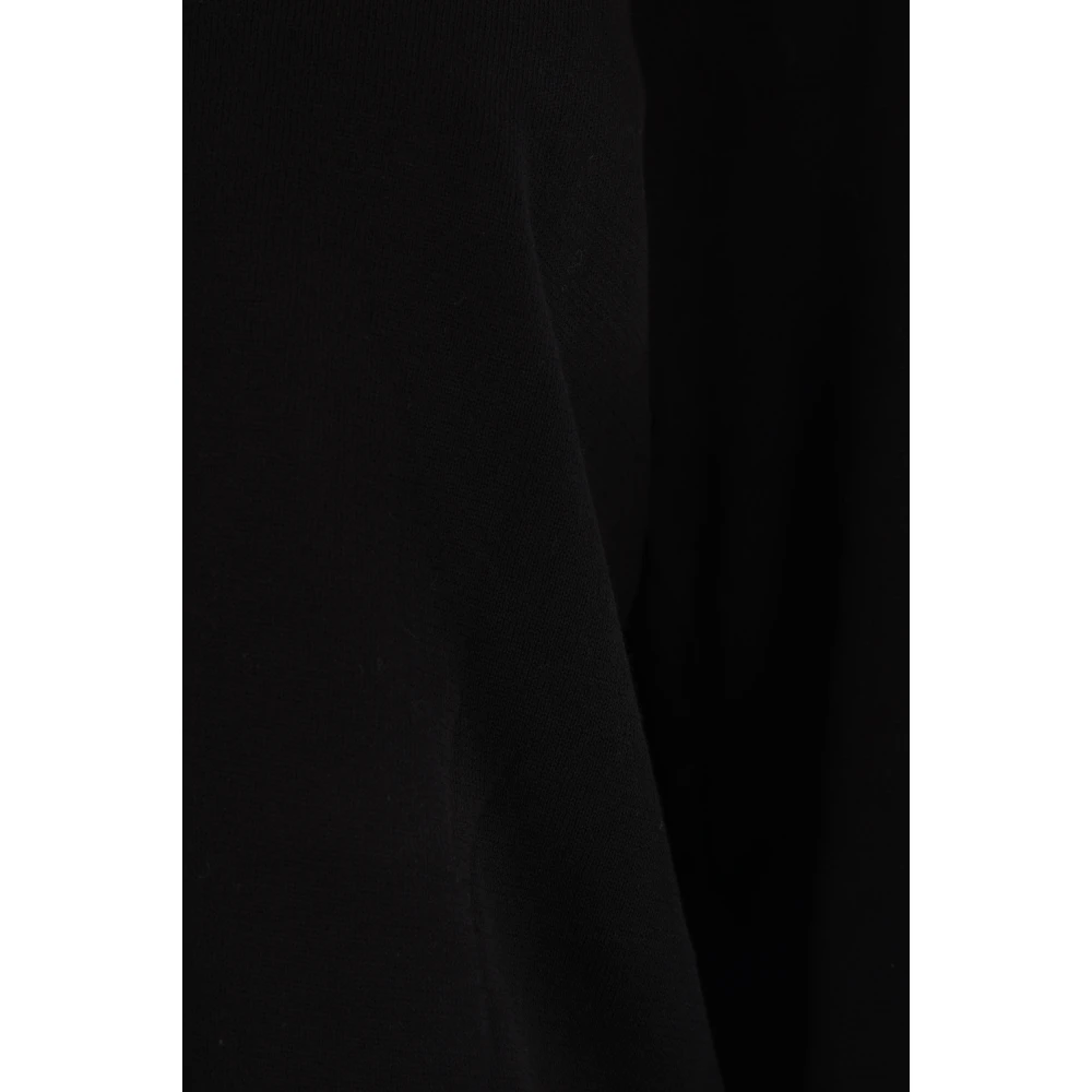 Aspesi Zwarte katoenen trui met ronde hals Black Dames