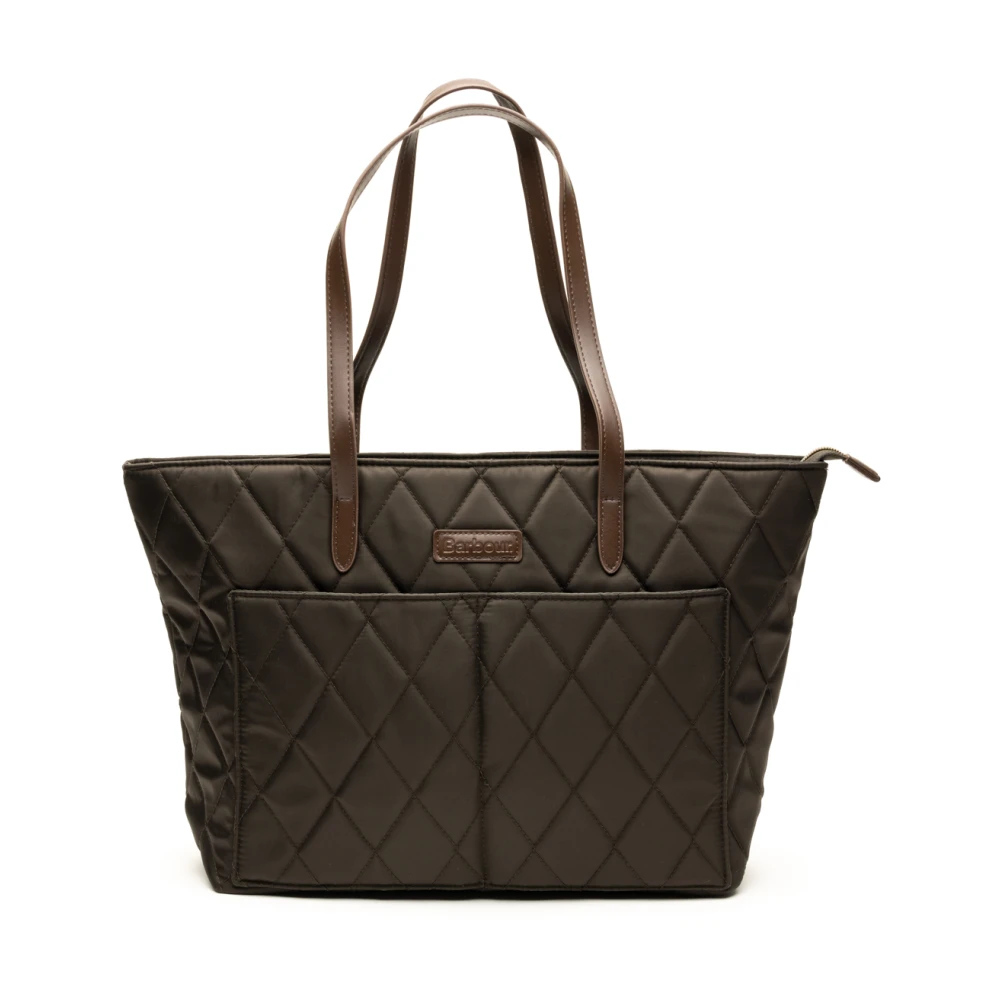 Barbour Gewatteerde Groene Tote Tas Green Dames