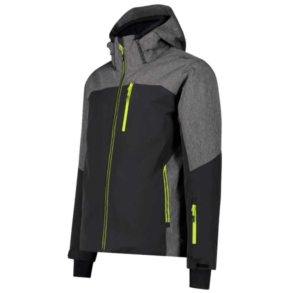 CMP Zwarte Ski Jas Waterdicht Warm Black Heren