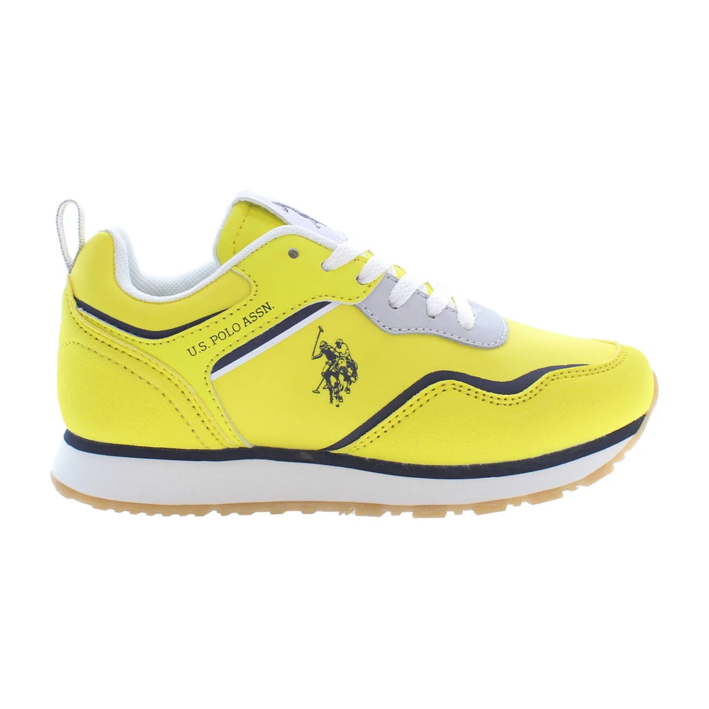 U.s. Polo Assn. Unisex Kids Yellow Kids Sneakers, 31 Eu, Sports Shoe
