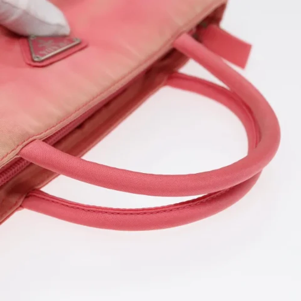Prada Vintage Pre-owned Leather handbags Pink Dames