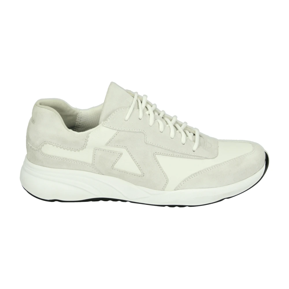 Durea Sportieve Lage Dames Sneakers Patroon Dames Schoenen Wit