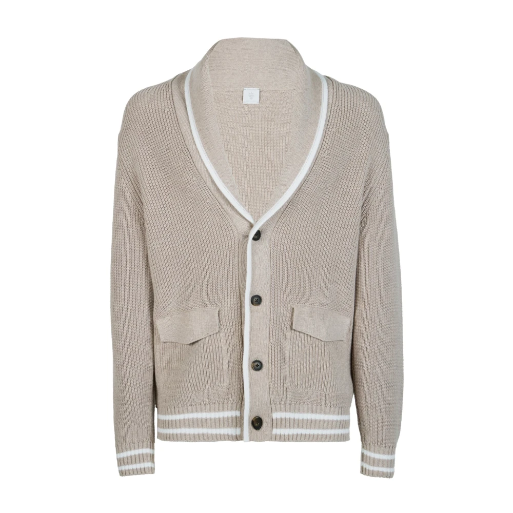 Eleventy Uomo Beige Maglie, L, New,
